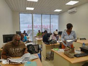 Test Final formation IATA Live Animal Régulation chez COREX International à l' Aéroport de Libreville.  Nos élèves en pleine concentration – à Aéroport de Libreville -  - Septembre 2019